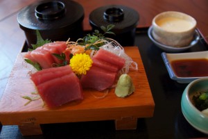 まぐろ刺し定食
