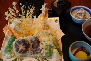 天婦羅盛合せ定食